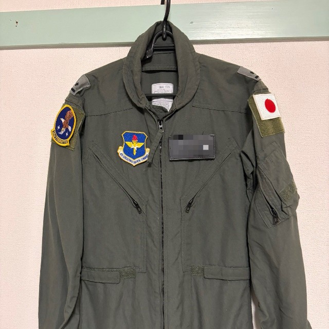 米空軍にいたときに着用していたフライトスーツ／はじめさん（@hajime20250823）提供
