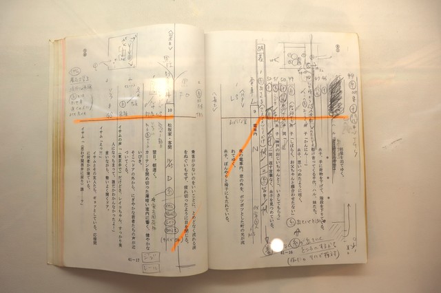 「クリスマスケーキの回」と呼ばれる『カーネーション』の伝説のシーンの台本。トークショー後半には演出を担当した安達もじり監督も登壇し、「10分1発撮り」の緊迫した撮影をふりかえった