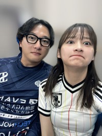 影山優佳さん「弟と観戦会ンゴね〜」（本人の公式Xから）