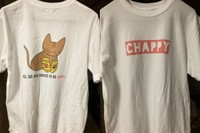 ｢チャッピー応援プロジェクト｣も立ち上がり、メンバーの方々がチャッピーの応援Tシャツも作成（提供写真）