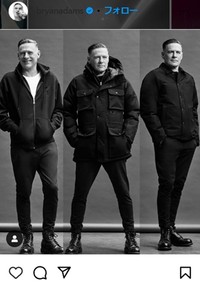 ブライアン・アダムスのインスタグラム＠bryanadamsより