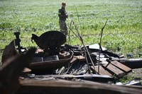 破壊、放置された戦闘車両