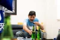無濾過生原酒は、味が劣化してしまうため一般流通できないそう。貴重な一杯に舌鼓