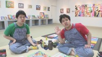 自閉スペクトラム症の双子アーティスト　兄・平田泰一さん　弟・祥大さん　2026年5月撮影