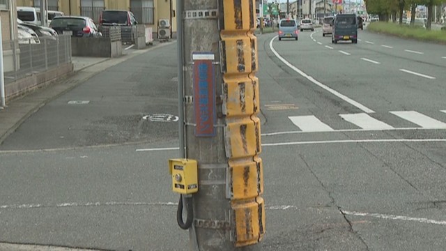 事故があった現場(倉敷市連島)午前9時ごろ