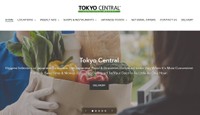 東京セントラルのホームページ。現在カリフォルニア州に7店舗展開している。※ TOKYO CENTRAL公式サイトから引用
