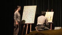 再演された演劇｢沈黙を聴く｣ レクザムホール(高松市玉藻町)25日