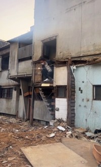 実は、外につながっていた・・・（桑原さん提供、Instagramよりキャプチャ撮影）