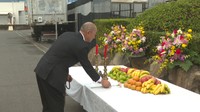 花供養　公設花き地方卸売市場　高松市西町