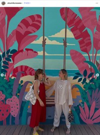 倉沢淳美さん（左）と娘のケイナさん（本人のインスタグラムから）