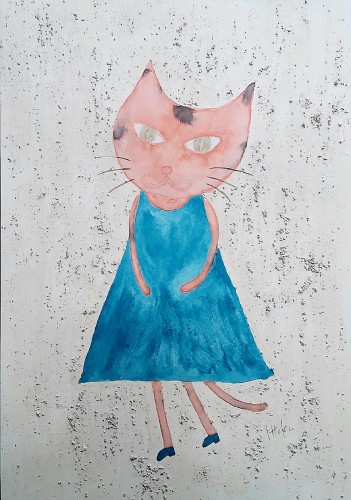 タイトルは「ブルードレス」