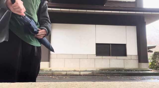 一見普通の傘。 ※TKGさんの公開動画より抜粋