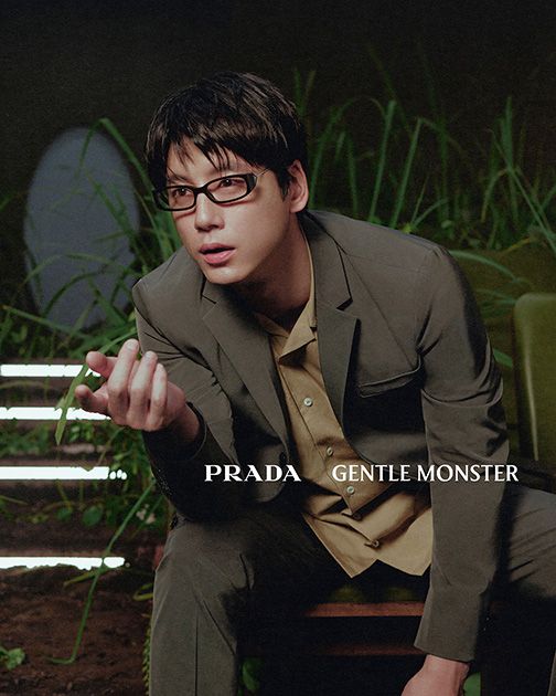 視力2.0でもほしい……坂口健太郎がまとう、PRADA×GENTLE MONSTERの