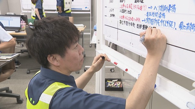 災害対策本部運営訓練　香川県庁