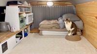 猫も過ごしやすいように車内を改造