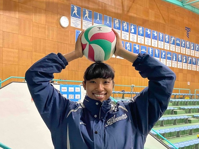 バレー - 東海大学・光広のぞみ主将 リハビリも長かったラストイヤー