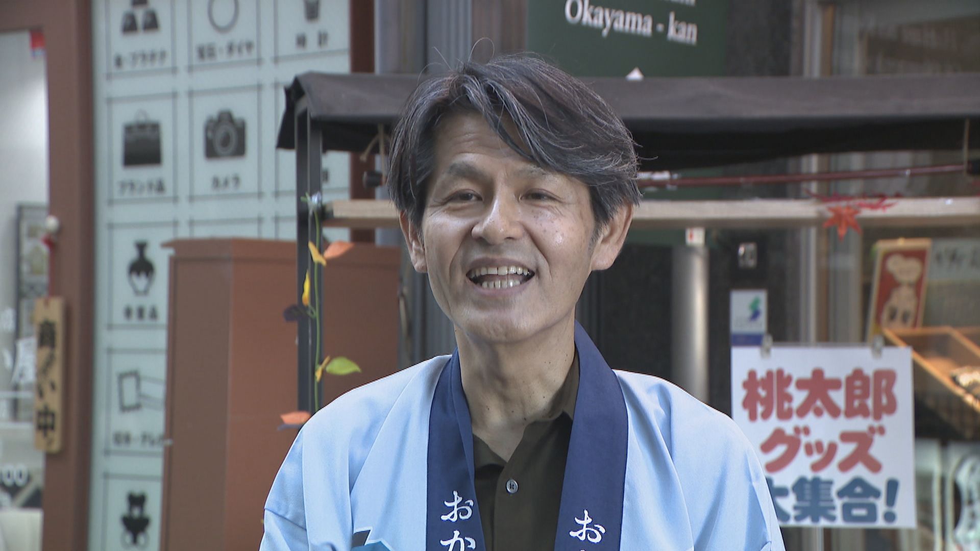 岡山市に新たなフォトスポット 表町商店街に「新・桃太郎像」登場