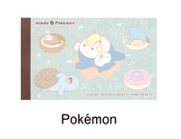 メモ帳はかわいいポケモンがすやすや眠るイラスト©Pokémon. ©Nintendo/Creatures Inc./GAME FREAK inc.