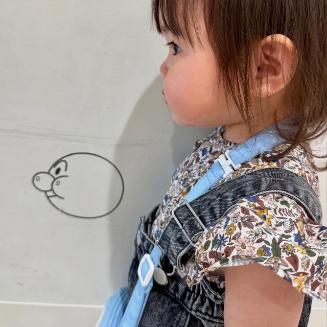 可愛らしいほっぺた♡アンパンマンと比べると…！？（提供：＠__ynsn.0402さん）

