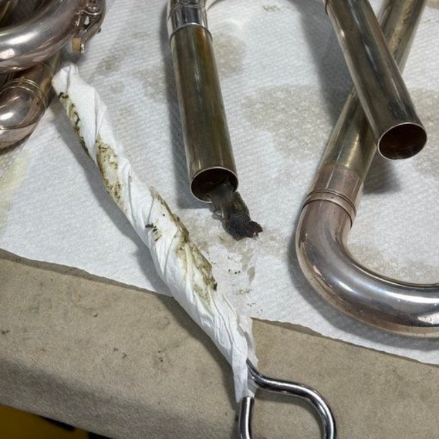 こんな汚れが溜まっていたなんて…（國弘泰生さん提供）