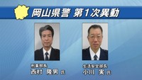 岡山県警　第1次人事異動