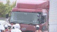 事故があった国道2号　岡山市中区平井