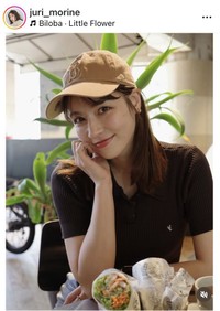 森音朱里のインスタグラム＠juri_morineより
