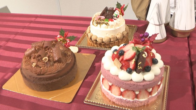 天満屋岡山店で予約が始まったクリスマスケーキ　