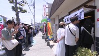 300人以上の行列ができていた、高松市の「うどんバカ一代」