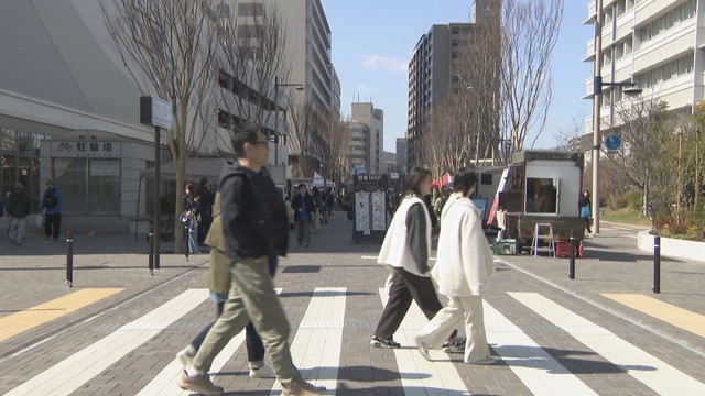 JR高松駅北側のサンポートガーデンプロムナードでイベント開催