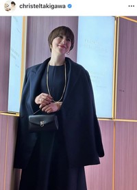 滝川クリステルのインスタグラム＠christeltakigawaより