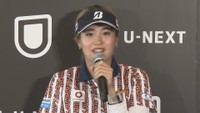 岡山市出身のプロゴルファー／桑木志帆 選手　2026年8月撮影