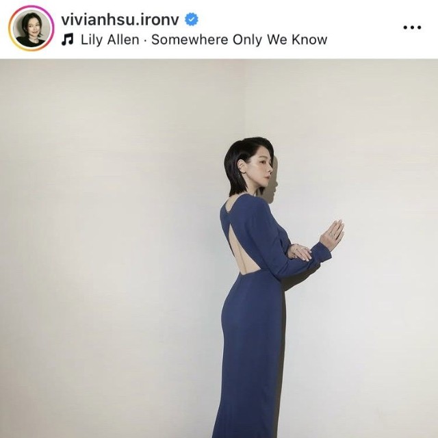 ビビアン・スーのインスタグラム＠vivianhsu.ironvより