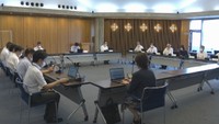 新型コロナ対策本部会議／岡山県庁