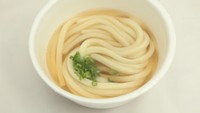香川県産の新しい小麦で作ったうどん