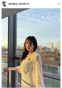 岡田紗佳のインスタグラム＠sayaka_okadaより