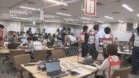 災害対策本部運営訓練　香川県庁