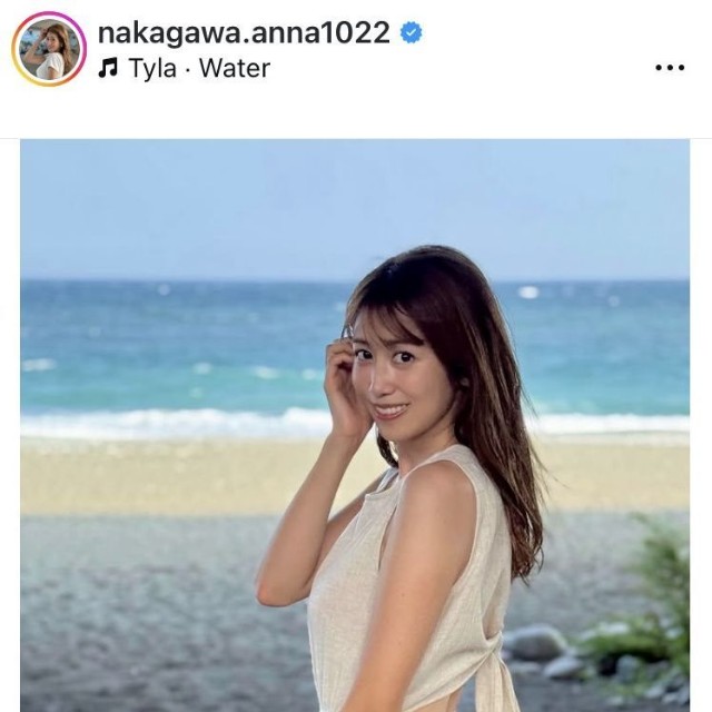 中川安奈アナウンサーのインスタグラム＠nakagawa.anna1022より