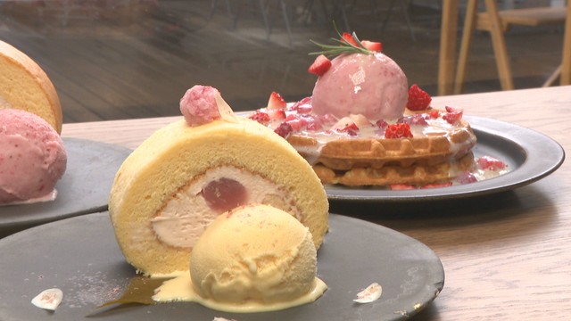 桜の香りと上品な甘さ　和菓子のような期間限定「桜のロールケーキ」　岡山【ほっとマルシェ】