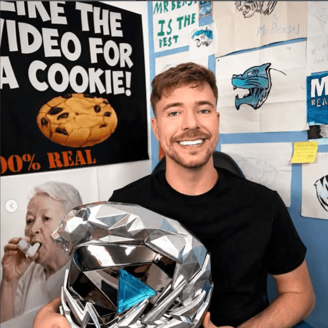 MrBeastのインスタグラム（＠mrbeast）より
