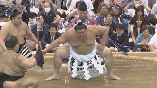 大相撲秋巡業岡山場所　シゲトーアリーナ岡山