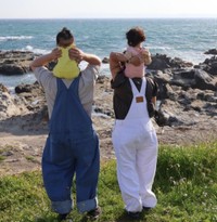 待ち受けにしている家族写真／きゃん（@can_mamachan）さん提供