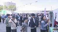 アスパラ大騒ぎ　サンポート高松多目的広場