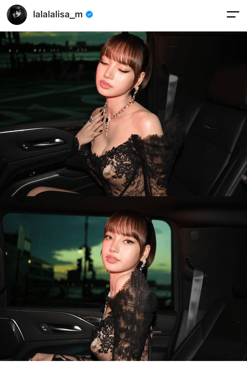 LISA (@lalalalisa_m)さんのインスタグラムより