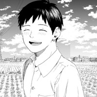 はじめて出せた屈託のない笑顔（鹿古さん提供）