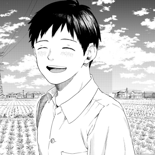 はじめて出せた屈託のない笑顔（鹿古さん提供）