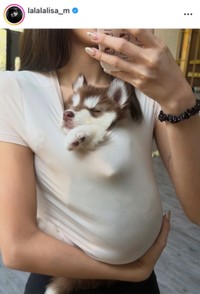 BLACKPINKリサのインスタグラム（＠lalalalisa_m）より