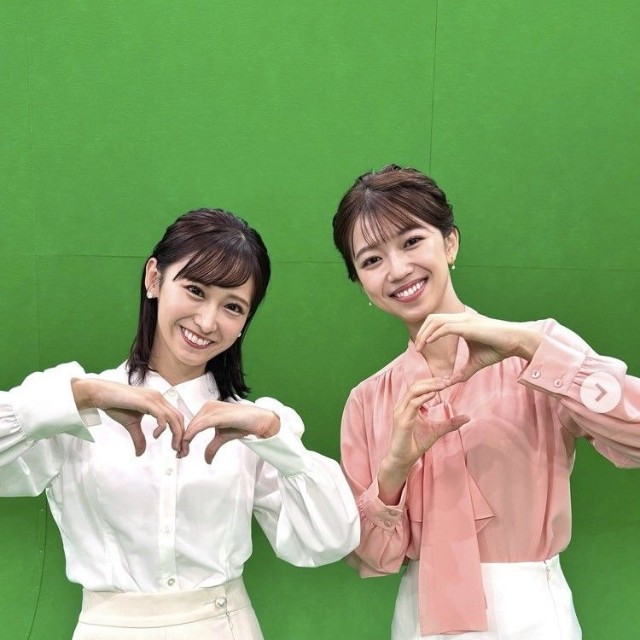 嶺百花アナウンサーのインスタグラム＠mine.momoka.7より