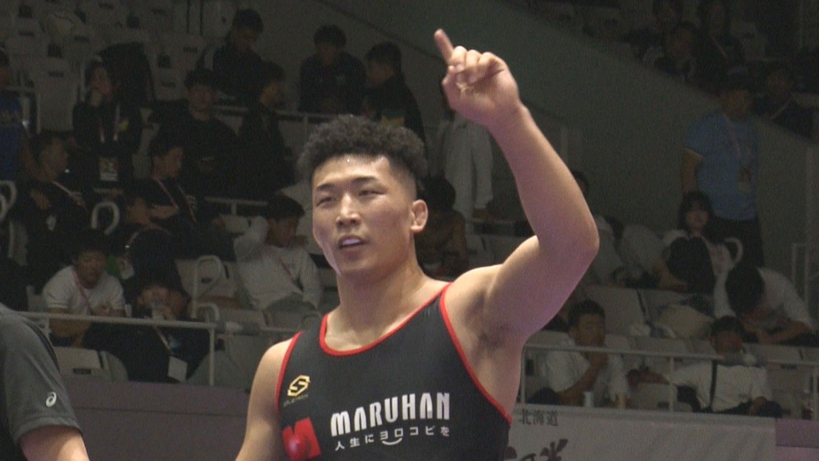 全日本レスリング選手権大会 グレコ77kg級・日下尚選手と87kg級・吉田
