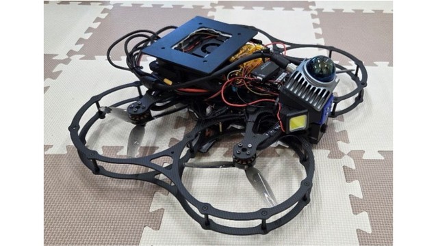 GPSが届かない場所でドローン飛行　岡山大のチームが国際大会で決勝５位